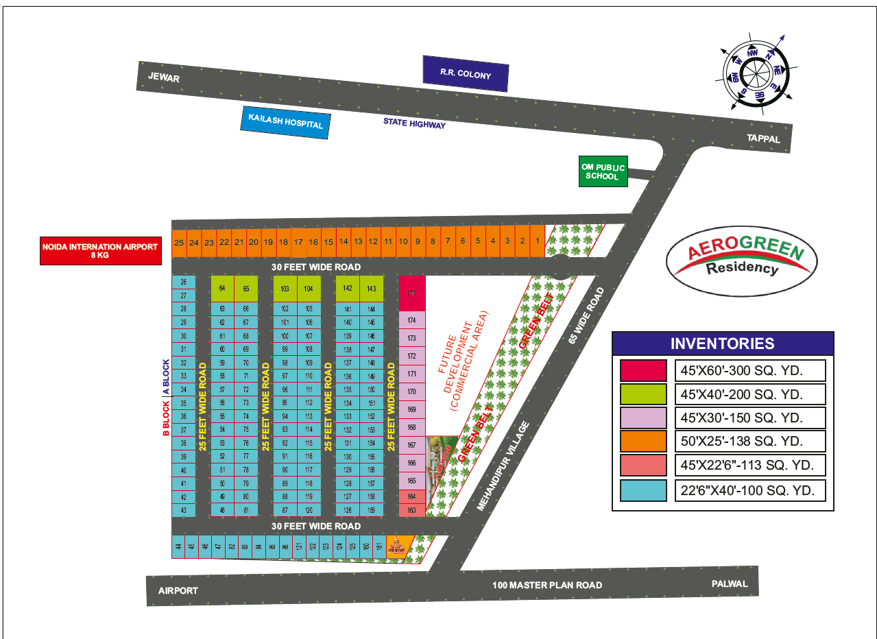 aerogreen map